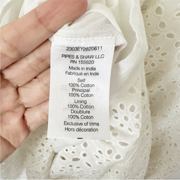 NWT Veronica Beard Aislin Eyelet Maxi Dress - size 2 - Picture 11 of 12